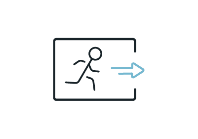 Tech tenure employee leaving illustration