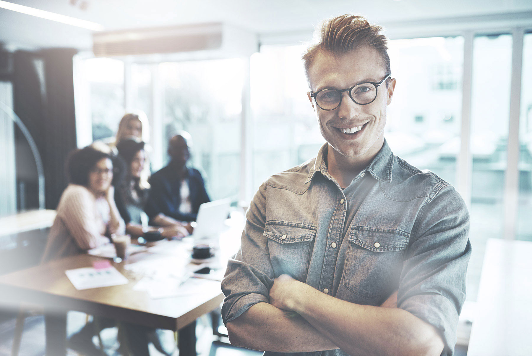 A List membership professional smiling